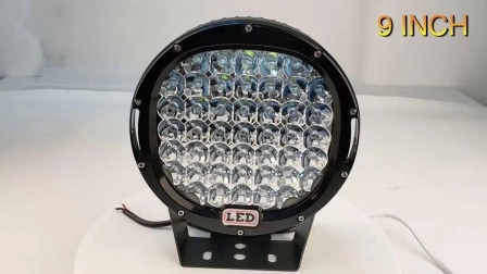 Barre LED mince 40W 185W 9 pouces 12V 24V Projecteur de travail à LED d'inondation