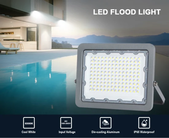 Éclairage LED en gros 10 W 20 W 30 W 50 W 100 W 150 W 200 W éclairage extérieur haute luminosité étanche COB SMD lumière d'inondation